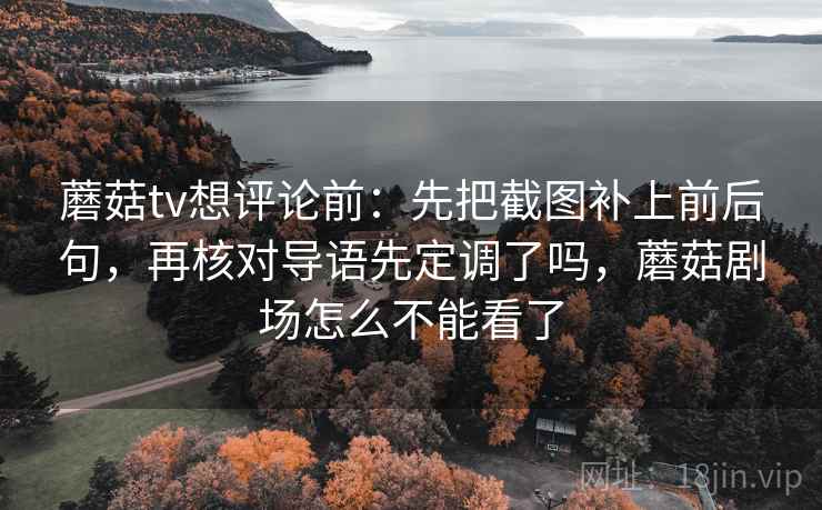 17c影院小练习：围绕剪辑暗示因果吗去把截图补上前后句
